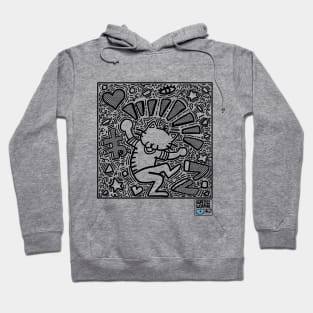 6AT0 Graffiti Mural Tee (Linework Only) Hoodie